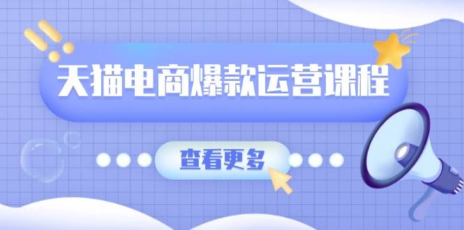 （13910期）天猫电商爆款运营课程，爆款卖点提炼与流量实操，多套模型全面学习-三石淘金网