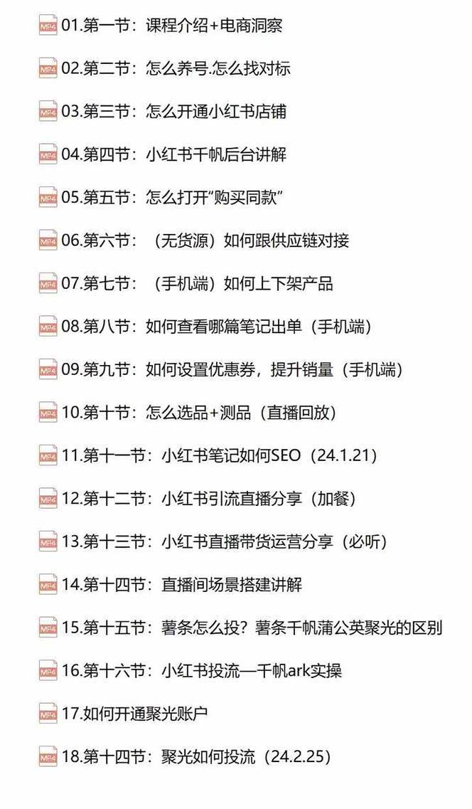 图片[2]-小红书快速赚钱电商特训营：用简单方式通过小红书快速变现！（55节）-三石资源库