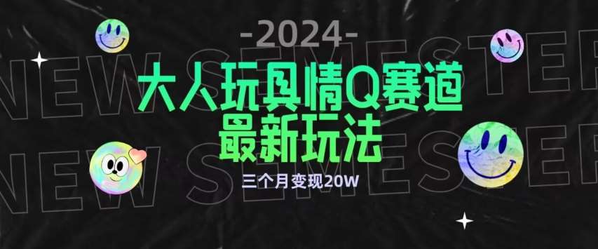 全新大人玩具情Q赛道合规新玩法，公转私域不封号流量多渠道变现，三个月变现20W【揭秘】-三石资源库