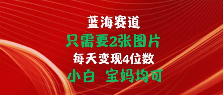 （11047期）只需要2张图片 每天变现4位数 小白 宝妈均可-三石资源库