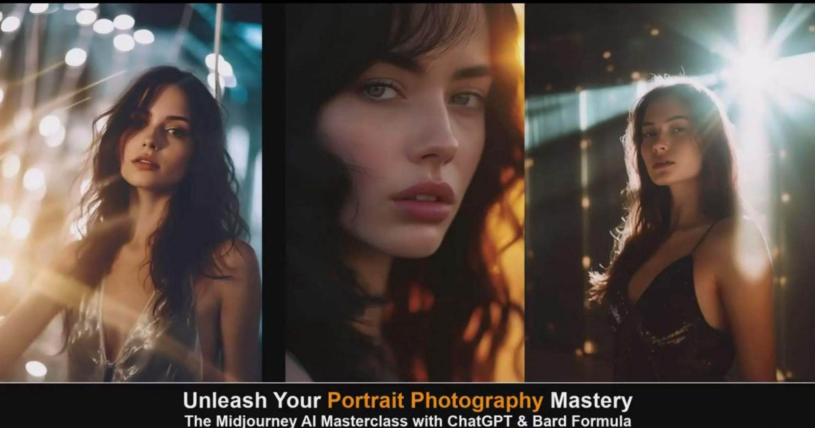 图片[6]-Midjourney v5 ChatGPT 和 Bard AI人工智能人像摄影大师班-15节-中英字幕-三石资源库