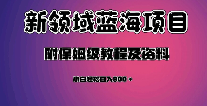 虚拟资源蓝海领域新项目，轻松日入800＋，附保姆级教程及资料-三石资源库