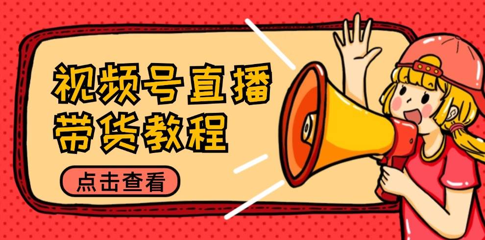 （12796期）视频号直播带货教程：选品思路与话术拆解/掌握多种带货套路/提升直播效果-三石资源库