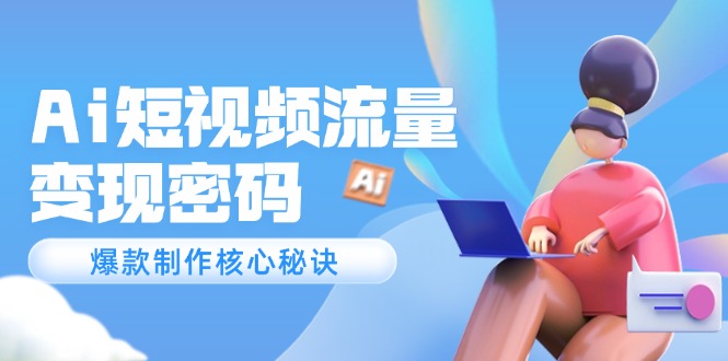 （14875期）Ai短视频流量密码，爆款制作核心秘诀，120万案例深度解析-三石资源库
