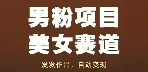 男粉项目美女赛道，发发作品，轻松获流自动变现-三石资源库