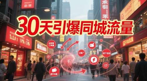 30天引爆同城流量：团购篇 认知篇 流量篇 来客篇 达人篇 老板人设IP篇 投流篇-三石资源库