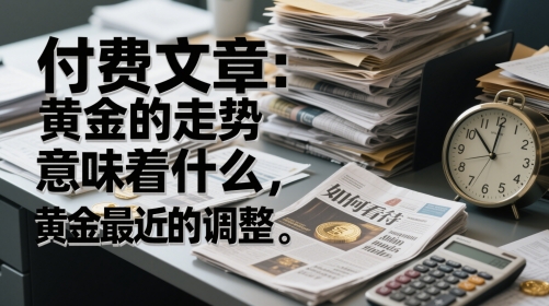 付费文章：黄金的走势意味着什么，如何看待黄金最近的调整-三石资源库