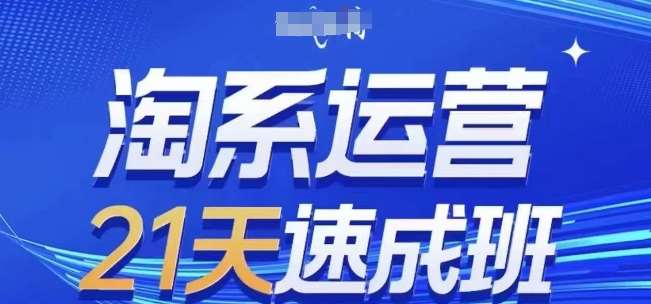 淘系运营21天速成班(更新25年5月)，0基础轻松搞定淘系运营，不做假把式-三石资源库