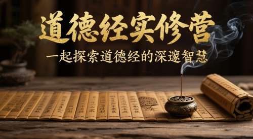 道德经实修营，一起探索道德经的深邃智慧-三石淘金网