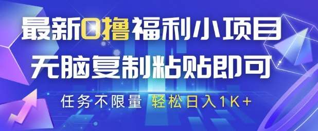最新0撸福利小项目，抖音平台大放水，无脑复制粘贴 即可挣钱，任务不限量，轻松日入1K+【揭秘】-三石资源库