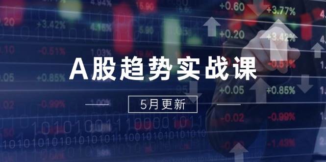 （14808期）A股趋势实战课：主力动向+政策红利，2025全年策略5月更新-三石资源库