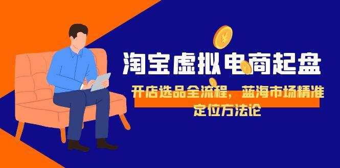 （15159期）淘宝虚拟电商起盘，开店选品全流程，蓝海市场精准定位方法论-三石资源库