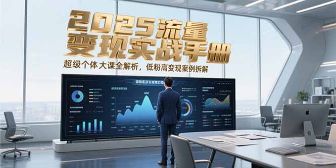 （15188期）2025流量变现实战手册，超级个体大课全解析，低粉高变现案例拆解-三石资源库