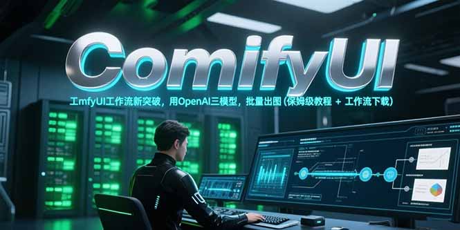 （15191期）ComfyUI工作流新突破，用OpenAI三模型，批量出图(保姆级教程+工作流下载)-三石资源库
