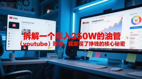 付费文章:拆解一个年入250W的油管(youtube)账号,我发现了挣钱的核心秘密-三石资源库