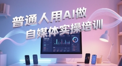 普通一个人用AI做自媒体，助你轻松开启AI自媒体创作之路-三石资源库