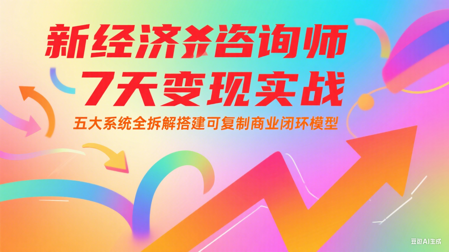新经济咨询师 7 天变现实战:五大系统全拆解搭建可复制商业闭环模型-三石资源库