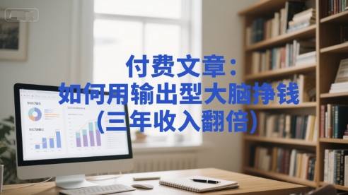 付费文章：如何用输出型大脑挣钱(三年收入翻倍)-三石资源库