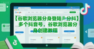 谷歌浏览器分身登陆多个抖音号，谷歌浏览器分身创建教程-三石资源库