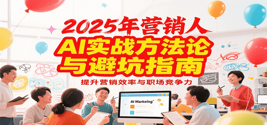 2025年营销实战方法论与避坑指南，利用AI提升营销效率与职场竞争力-三石资源库