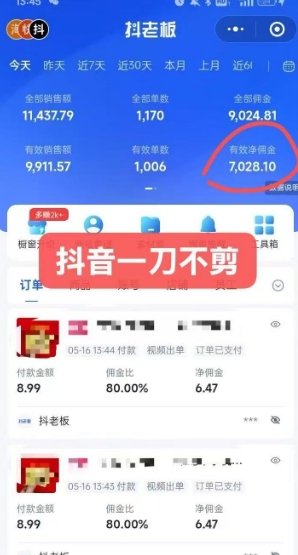 图片[2]-抖音短视频一刀不剪带货，不剪辑，不直播，每天发个视频，等着出单获取带货佣金-三石资源库