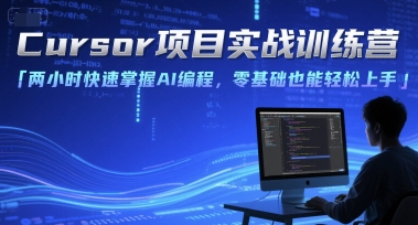 Cursor项目实战训练营，两小时快速掌握AI编程，零基础也能轻松上手-三石资源库