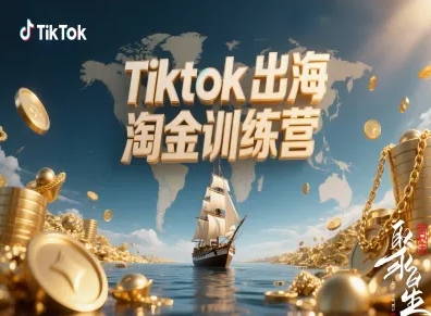 Tiktok出海淘金训练营,跨境电商TK实战变现-三石资源库