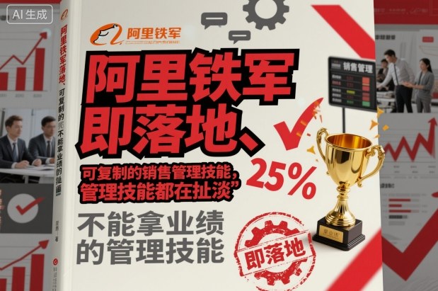 阿里铁军即落地、可复制的销售管理技能,不能拿业绩的管理技能都在扯淡-三石资源库