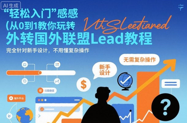 国外联盟賺美刀项目,从0到1教你玩转国外联盟Lead教程,纯新手可操作性100%-三石资源库