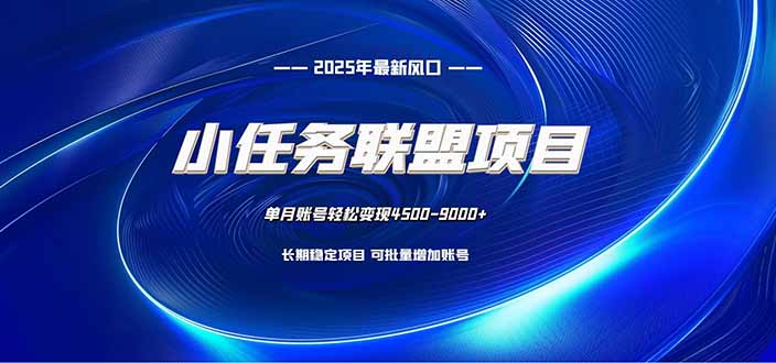 （16521期）小任务联盟项目：一台电脑每天只需10分钟，轻松简单稳定-三石资源库