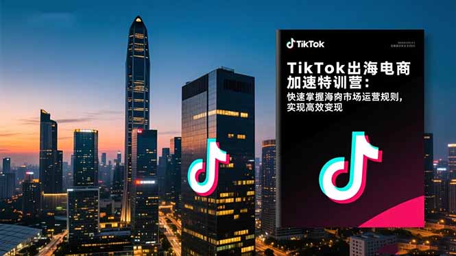 （16535期）TikTok出海电商加速特训营：快速掌握海外市场运营规则，实现高效变现-三石资源库