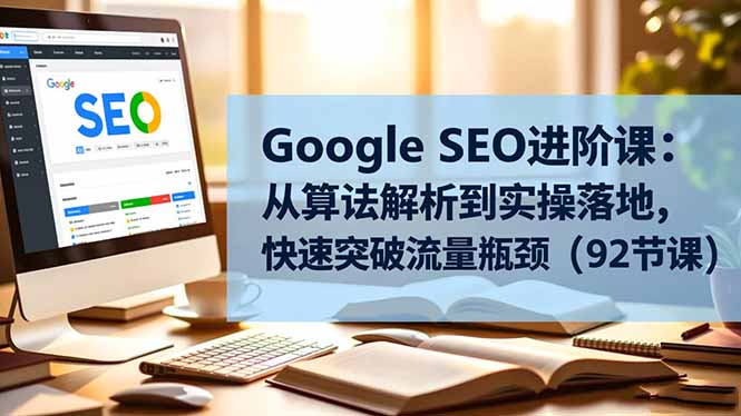（16576期）Google SEO进阶课：从算法解析到实操落地，快速突破流量瓶颈（92节课）-三石资源库