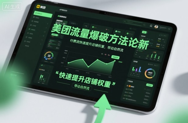 美团流量爆破方法论，付费流快速提升店铺权重，带动自然流-三石资源库