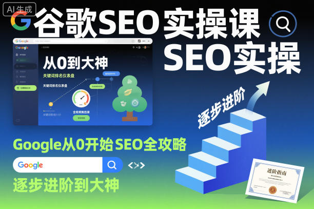 谷歌SEO实操课,Google从0开始SEO全攻略,逐步进阶到大神-三石资源库