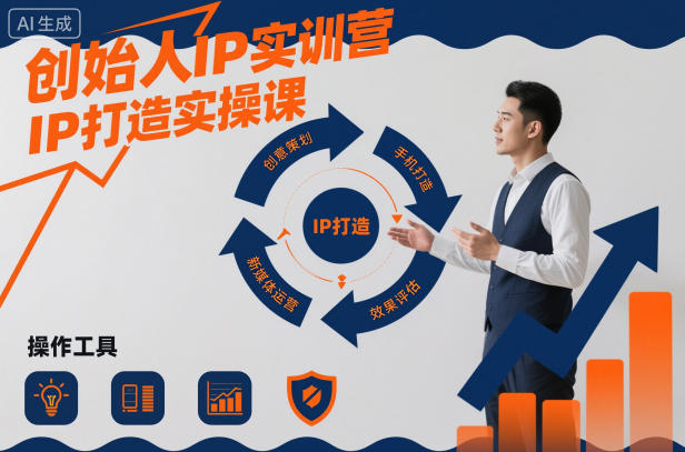 创始人IP实训营，IP打造实操课-三石资源库